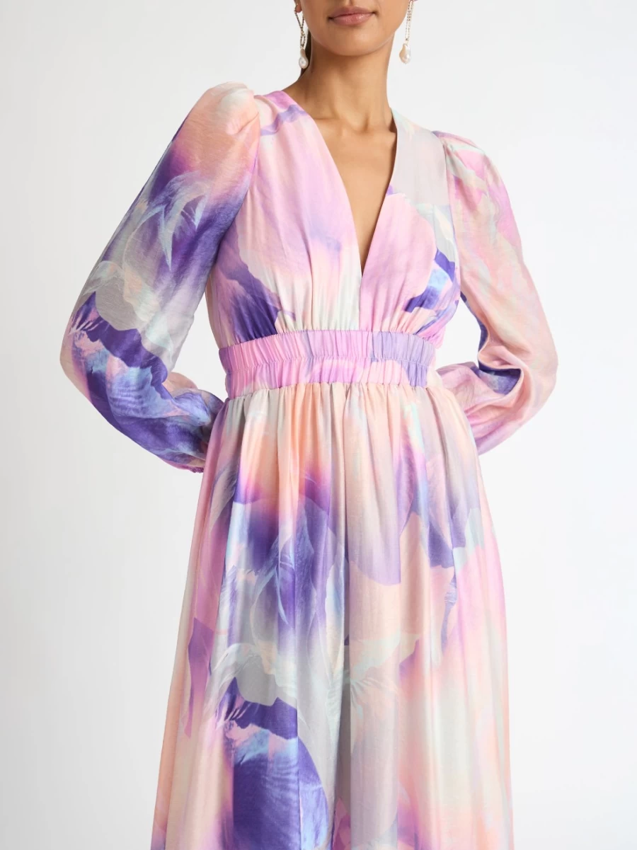 SHEIKE Women's Enchanted Maxi Dress - Elegant Flowy Bohemian Long Dress for Women