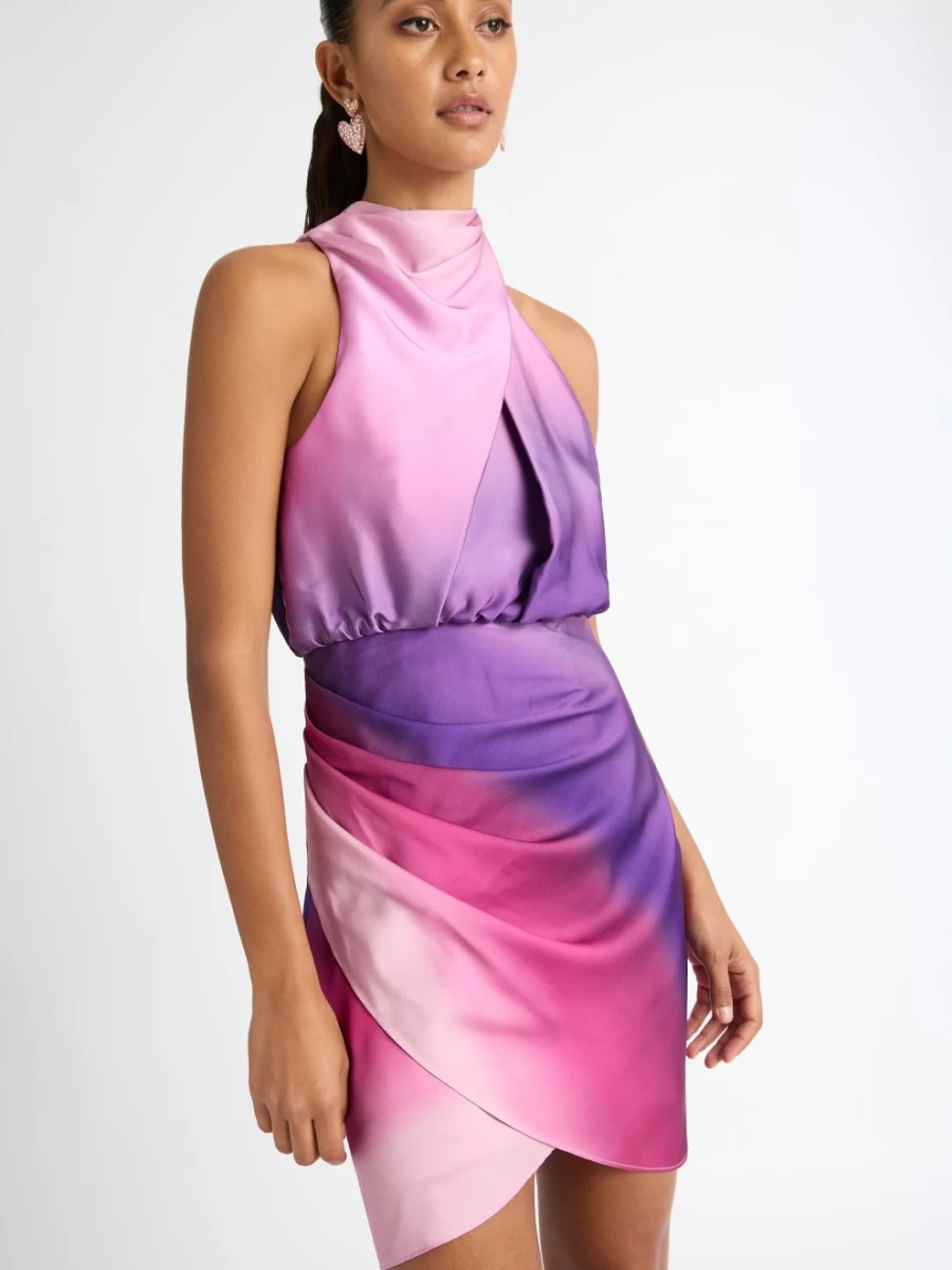 SHEIKE Women's Aurora Dress - Elegant Flowy Midi Dress for Women