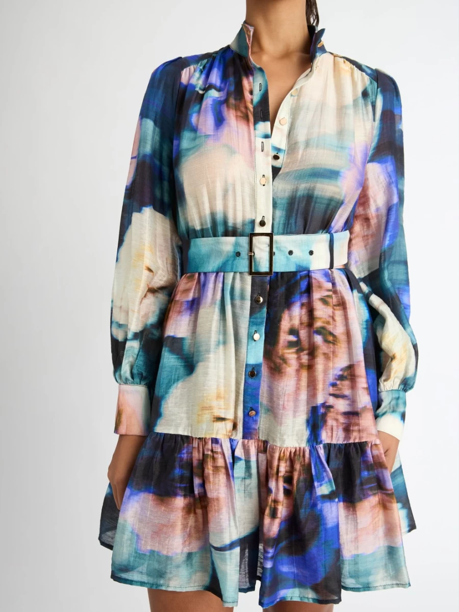 SHEIKE Women's Sophia Floral Dress - Elegant Summer Flowy Boho Chic Maxi Dress