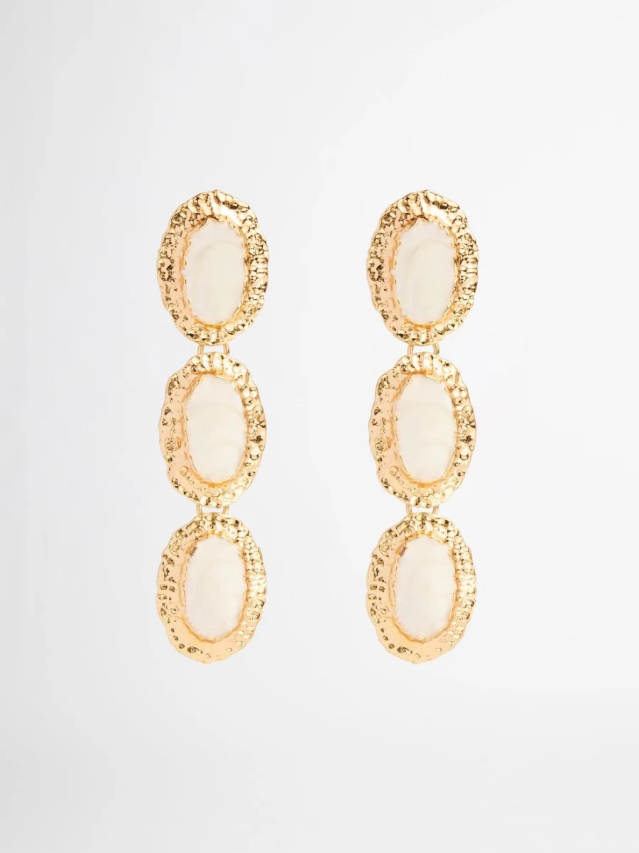 SHEIKE Women's Elegant Stone Drop Earrings | Handcrafted Dangle Jewelry for Everyday Wear