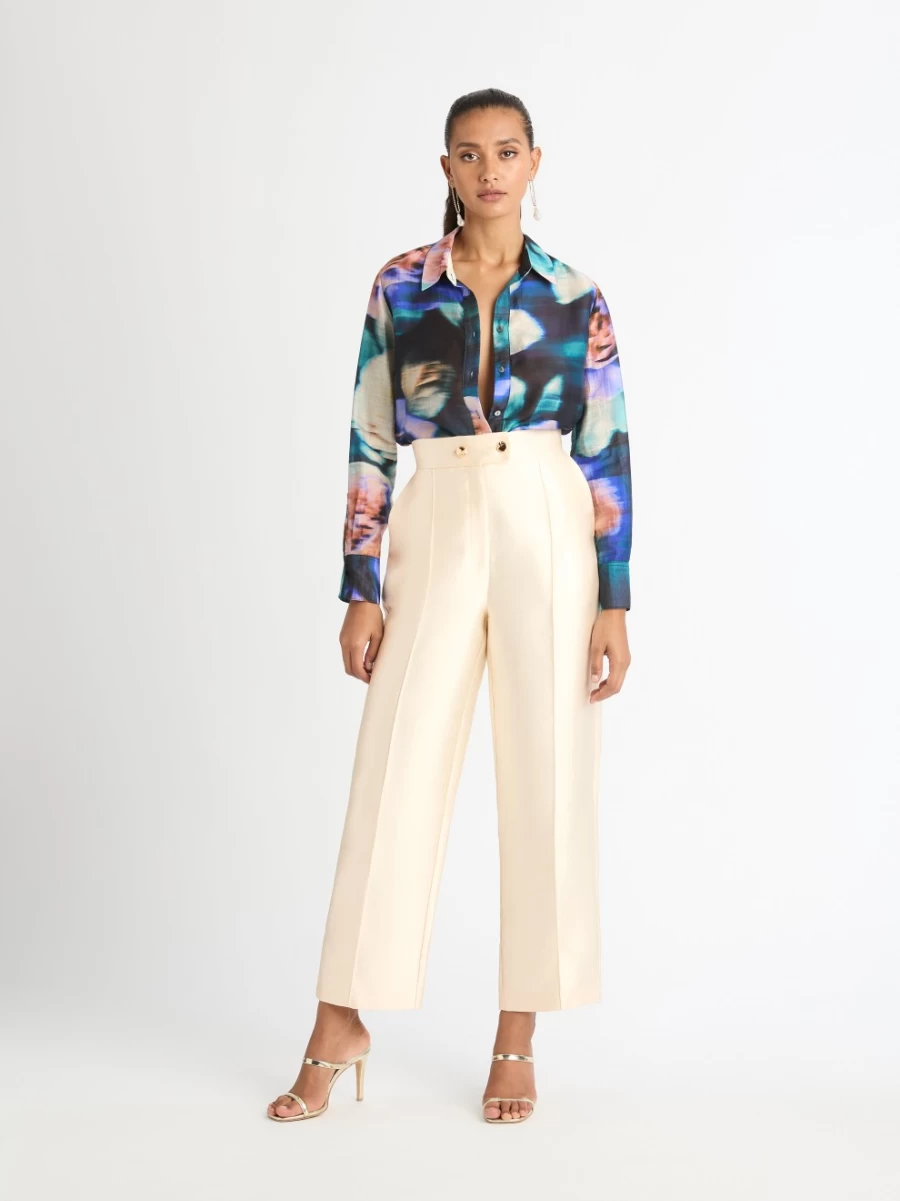 SHEIKE Women's Sophia Floral Print Shirt - Elegant Blouse for Women