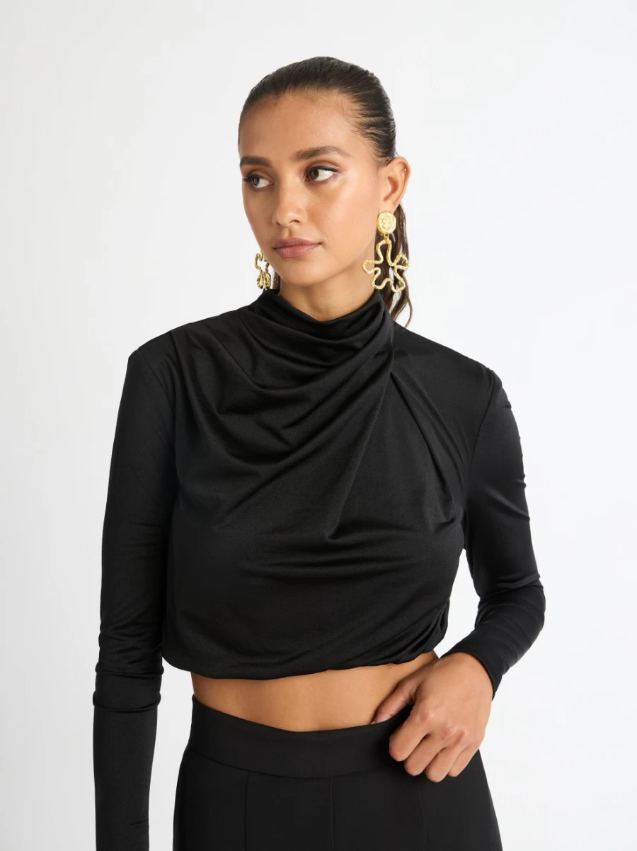 "SHEIKE Women's High Hopes Long Sleeve Top - Stylish Casual Blouse for Women"