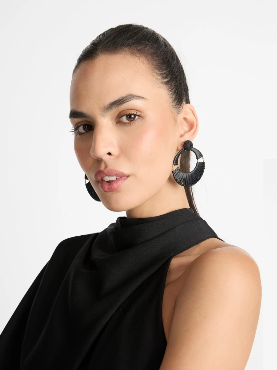 SHEIKE Women's Halo Stud Earrings - Elegant Cubic Zirconia Hoop Earrings for Everyday Wear