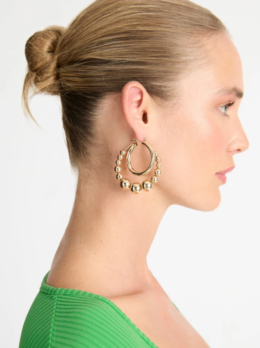 SHEIKE Emmy Hoop Earrings for Women - Sterling Silver Fashion Hoops