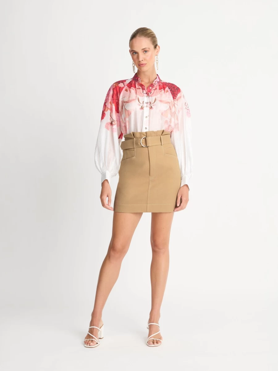 SHEIKE Women's J'Adore Floral Blouse - Elegant Floral Print Top for Women