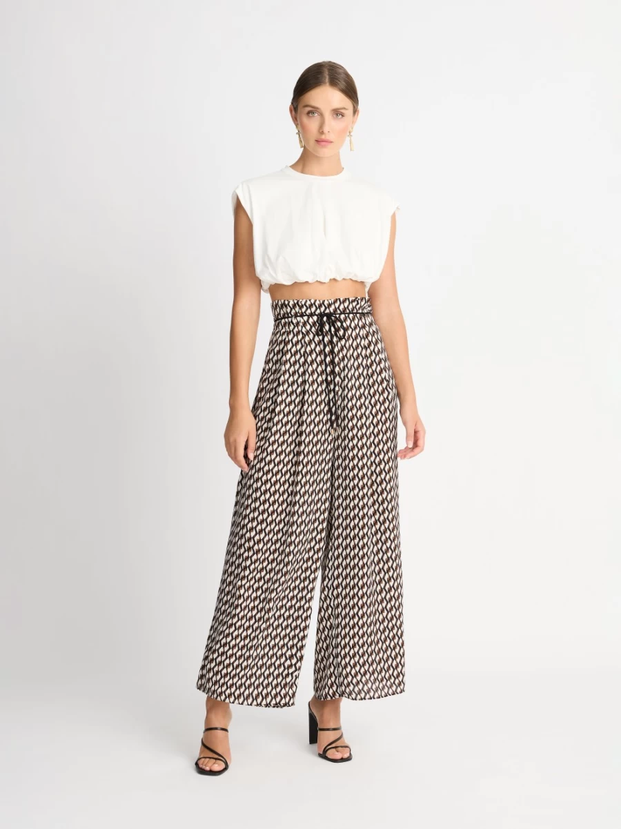 SHEIKE Women's Hallucinate High-Waisted Flare Pants - Trendy Retro Vintage Denim Trousers