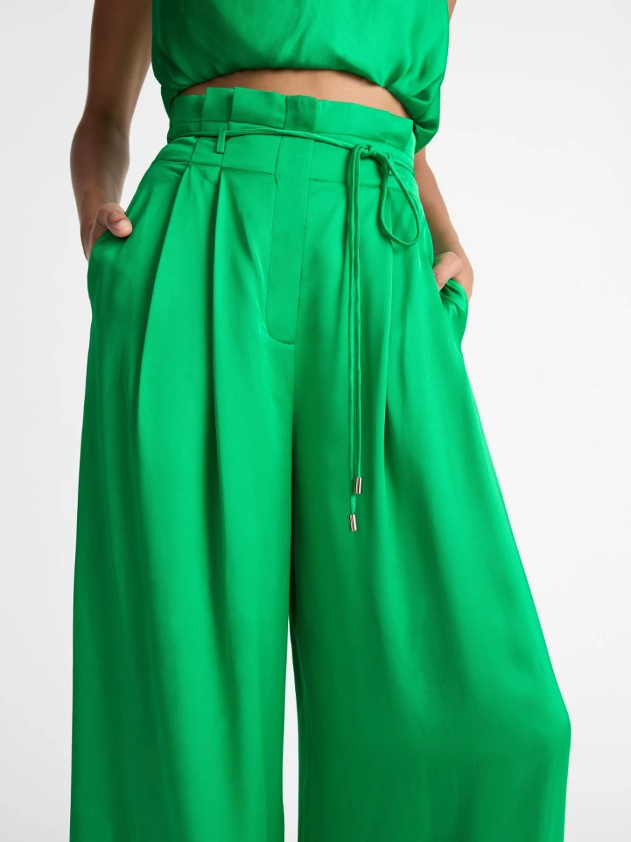 SHEIKE Women's Gracie Pant High-Waisted Wide Leg Trousers for Casual & Office Wear