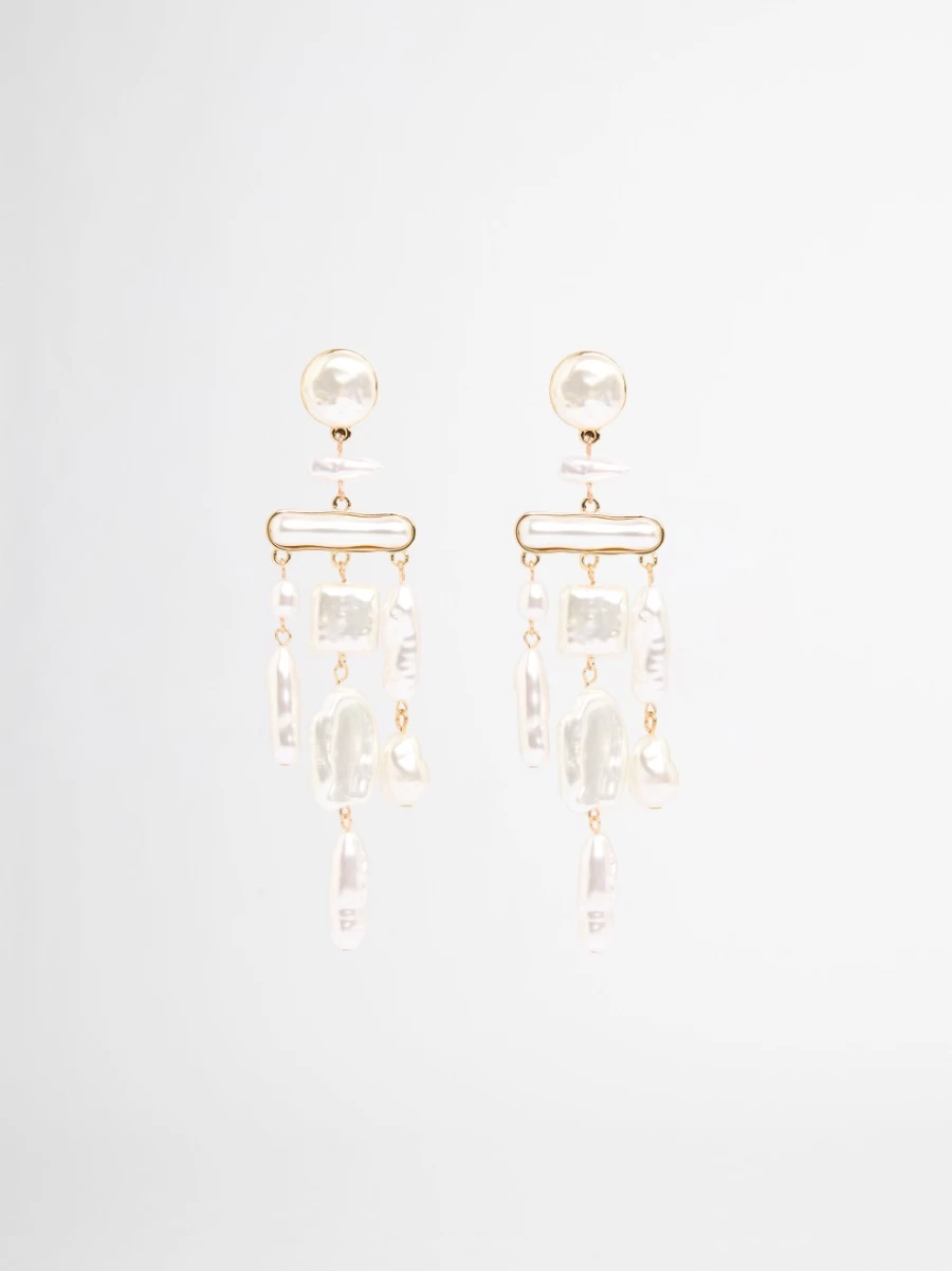 SHEIKE Women's Layla Hoop Earrings - Gold Plated Dangle Earrings for Women