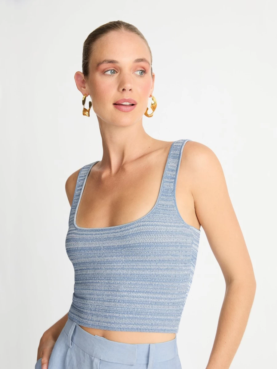 SHEIKE Women's Hannah Knit Cami Top - Soft Stretch Camisole for Layering